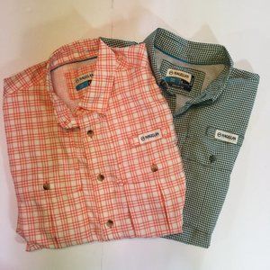 2 Magellan Outdoors Shirts Men's S Small Mag Wick
